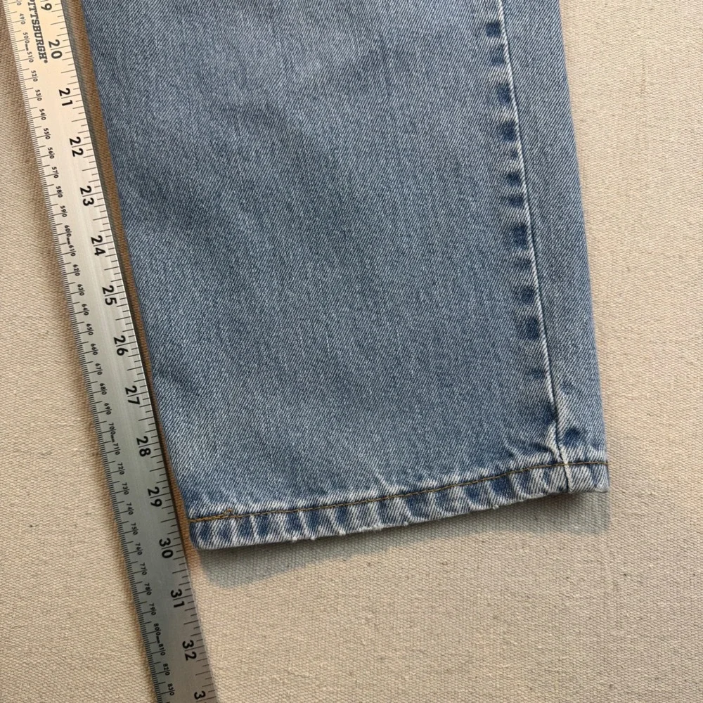 Levis 36x30 550 Relaxed Fit Jeans Mens Light Blue Denim Tapered Leg